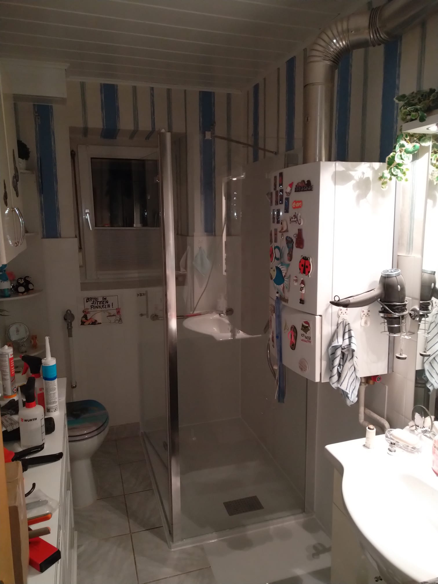 Nachher – barrierearme Dusche